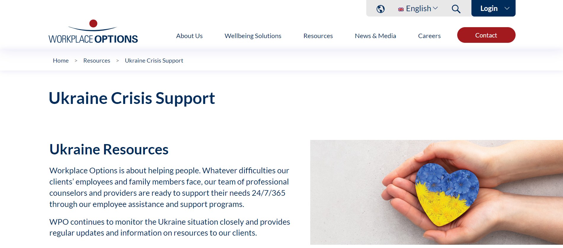 Ukraine Crisis Support